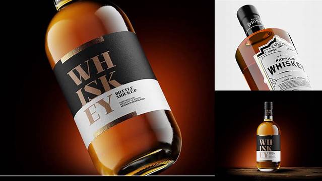 4245+ Whisky Bottle Mockup Free Download Free