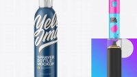 4247+ Matte Sprayer With Transparent Cap PSD Mockup Editable Photoshop Template Freebie