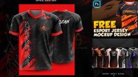 4248+ Esport Jersey Mockup Psd Free Best for Showcase