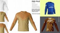 4254+ Long Sleeve Jersey Template Psd Creative PSD Resources