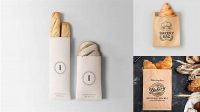 4255+ French Bread in White Paper Bag PSD Mockup Download Now Free PSD Template