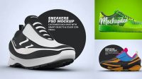 4257+ Sneakers Mockup Free Best for Showcase