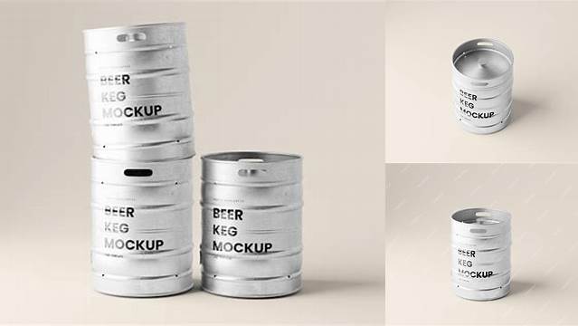 4259+ Half Barrel Keg PSD Mockup Free Mockup Templates