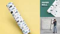 4259+ Wallpaper Roll Mockup Free Best Free Mockup PSD