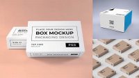 4262+ Advanced Package Box Mockup High-Resolution PSD Download