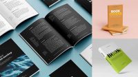 4263+ Mockup Buku Online Gratis Download Premium PSD Resource