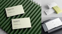 4266+ Textured Business Card With Binder PSD Mockup Professional Design PSD