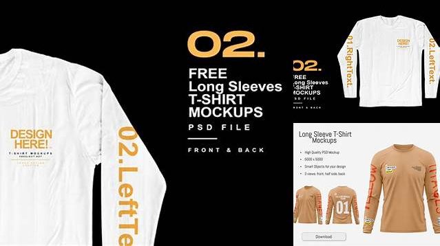 4273+ Long Sleeve Shirt Mockup Psd Modern Free PSD Template