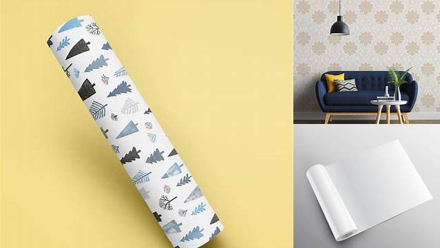 4276+ Wallpaper Roll Mockup PSD for Free