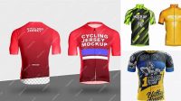 4279+ Cycling Jersey Mockup Free Download Easy-to-Edit PSD