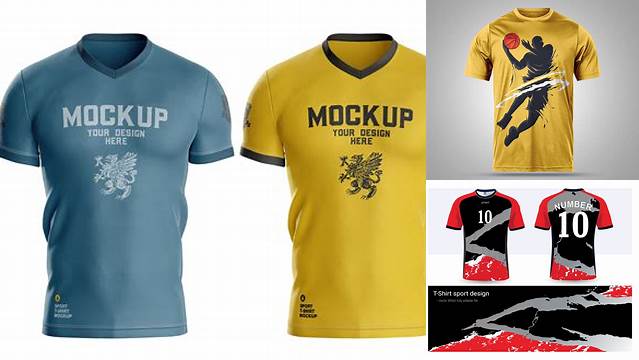 4288+ Mockup Sport Shirt Easy-to-Edit Photoshop Freebie