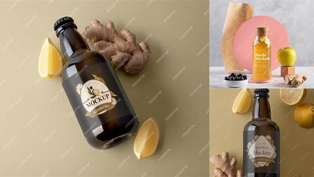 4296+ Kombucha Mockup PSD Download