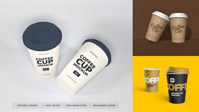 4299+ Closed Coffee Cup PSD Mockup Easy Editable