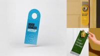 4299+ Door Hanger Free Mockup Digital Download