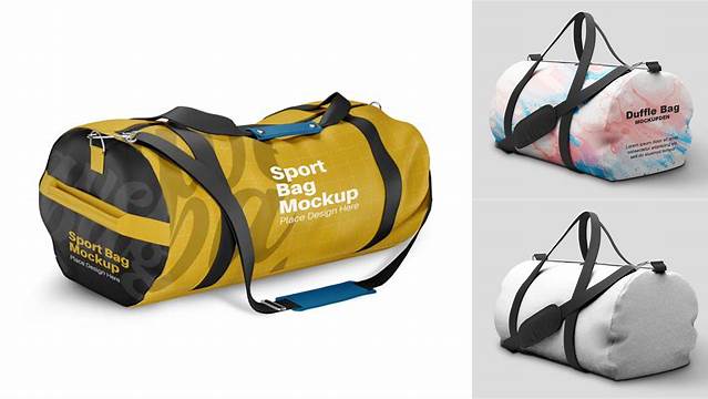 4299+ Duffle Bag Mockup Psd Free Layered Photoshop Template