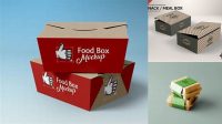 4304+ Paper Food Box Mockup Free Download Free