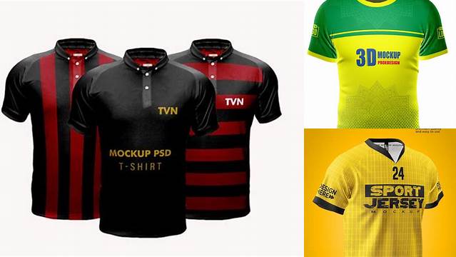 4310+ Mockup Jersey Bola Psd Free Creative Design