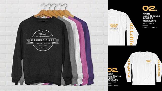 4311+ Long Sleeve Shirt Mockup Psd Download Free