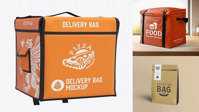 4312+ Food Delivery Bag Mockup Free Best for Showcase