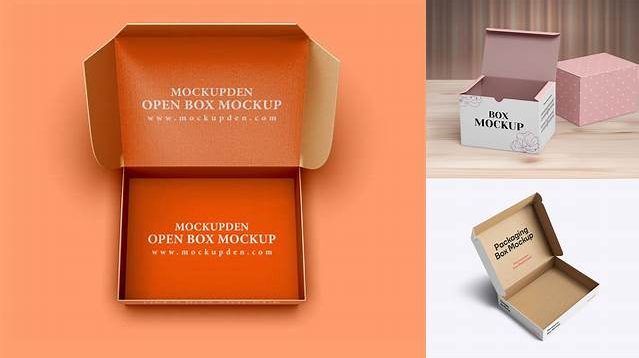 4314+ Opened Box PSD Mockup Exclusive Free PSD Mockups