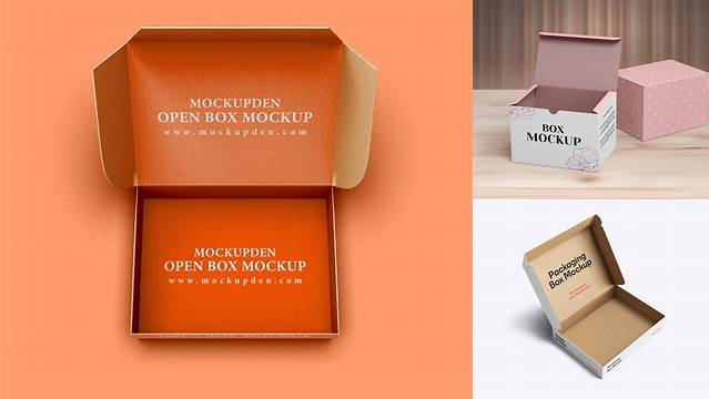 4314+ Opened Box PSD Mockup Exclusive Free PSD Mockups