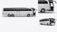 4316+ Mercedes-Benz Travego PSD Mockup Right Side View Download Free Editable PSD Template