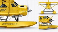 4316+ Seaplane PSD Mockup Side View Download Professional PSD