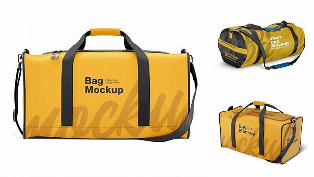 4317+ Duffel Bag PSD Mockup Download Premium Free PSD