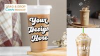 4317+ Iced Coffee Mockup Creative Design File