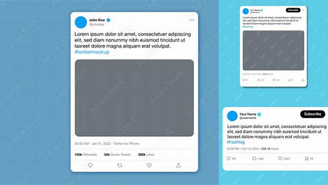 4319+ Tweet Mockup Easy Editable