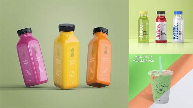 4323+ Clear Bottle with Orange Smoothie PSD Mockup Professional Quality PSD Freebie