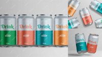 4333+ 330ml Beverage Can PSD Mockup Versatile Mockup for Designers