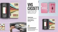 4334+ Vhs Cassette Mockup Free Versatile Photoshop File