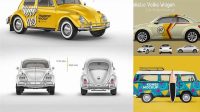 4339+ Volkswagen Mockup High-Quality Creative PSD