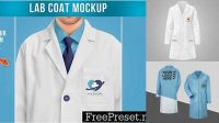 4344+ Lab Coat Mockup Psd Free Best for Showcase