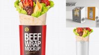 4353+ Kebab Packaging Mockup Fully Layered PSD Freebie