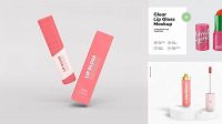 4353+ Opened Glossy Lipstick PSD Mockup High-Quality Creative PSD