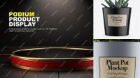 4355+ Metallic Pot PSD Mockup Elegant and Stylish Free PSD