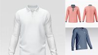 4360+ Long Sleeve Polo Shirt Mockup Free Customizable Design Files