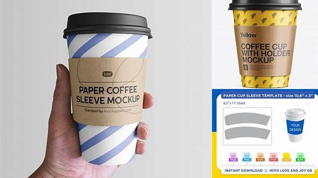 4363+ Paper Cup Sleeve Mockup High Resolution