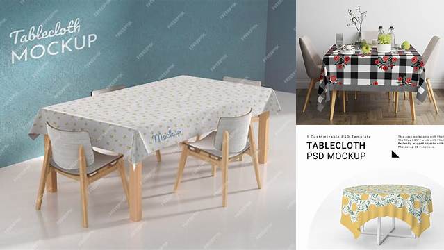 4366+ Free Tablecloth Mockup Hight Resolution