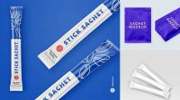 4366+ Stick Sachet Mockup Free Creative PSD Resources