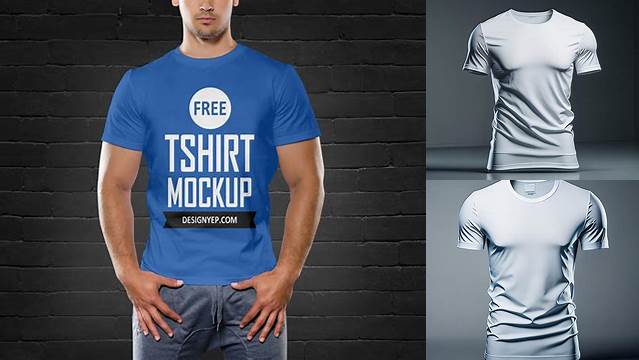 4368+ Men’s Cotton T-Shirt PSD Mockup Versatile Mockup for Designers