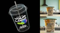 4370+ Plastic Cup Mockup Psd Free Professional PSD Mockup