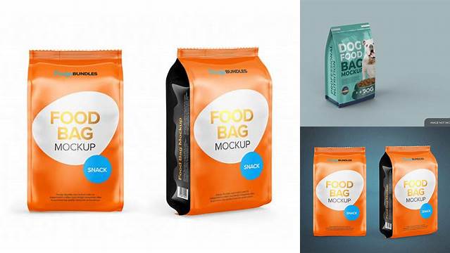 4371+ Pet Food Bag Mockup High-Quality PSD Files