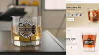 4379+ Whiskey Glass Mockup Free Mockup File Free Download