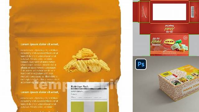 4380+ Template Kemasan Snack Fully Layered Photoshop Freebie