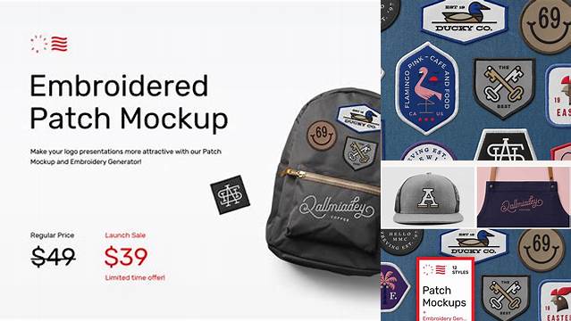 4390+ Patch Mockups + Embroidery Generator Premium Design Freebie