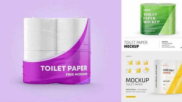 4397+ Toilet Paper Mockup Free Download PSD Download