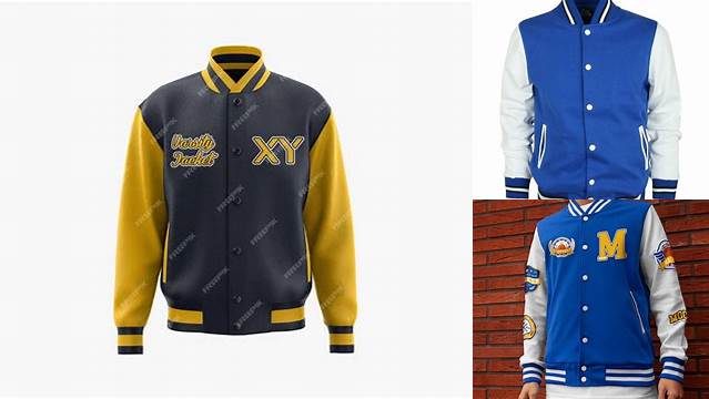 4400+ Letterman Jacket Mockup Free PSD Free Download